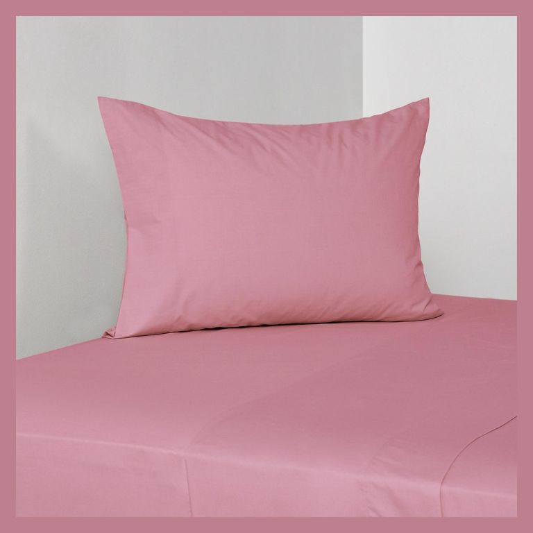 Sábanas 180 Hilos Liso Palo Rosa