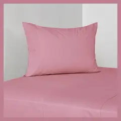 CANNON - Sábanas 180 Hilos Liso Palo Rosa