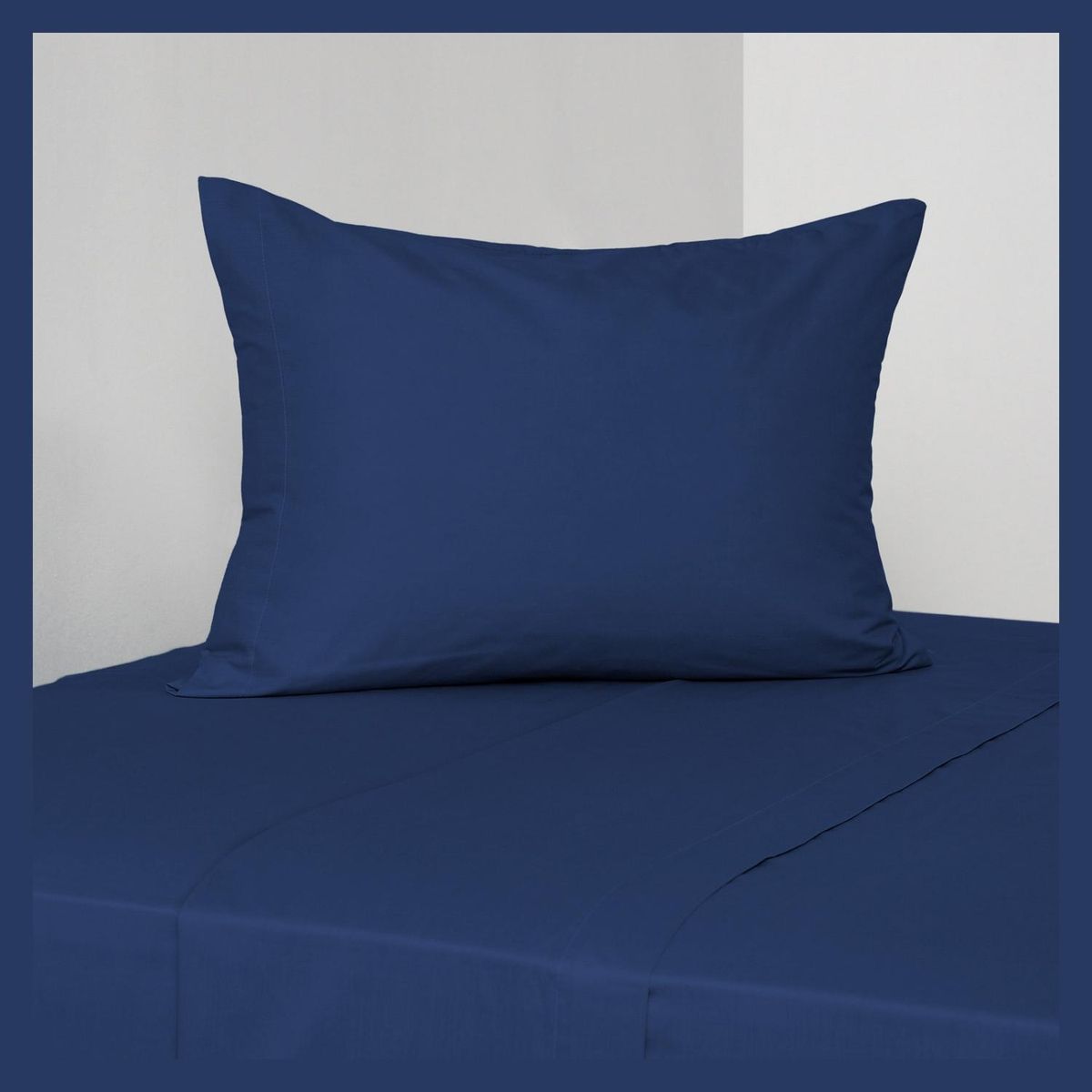CANNON - Sábanas 180 Hilos Liso Marino Cannon