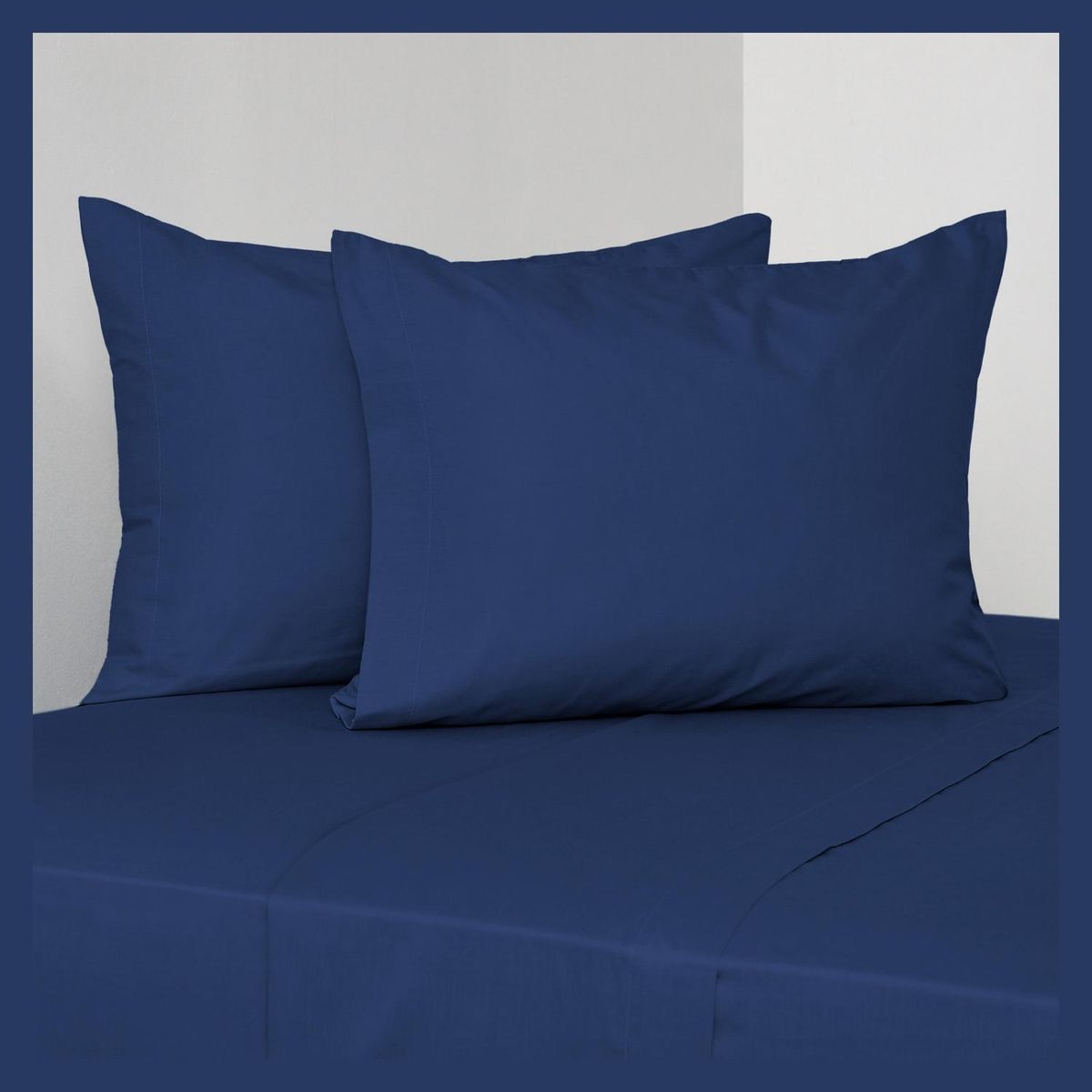 CANNON - Sábanas 180 Hilos Liso Marino Cannon