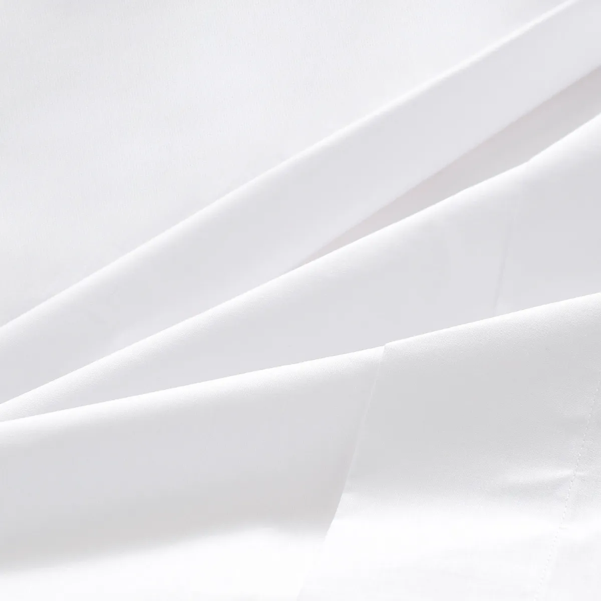 CANNON - Juego de Sábanas 300 Hilos Liso Blanco Cannon