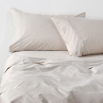 Imagen 1 del producto Juego de Sábanas 300 Hilos Liso Ecru