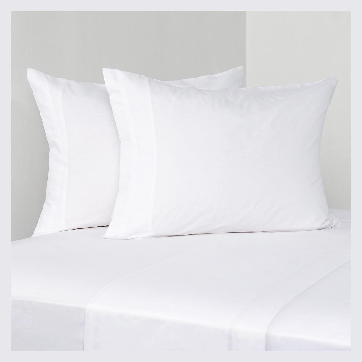 CANNON - Juego De Sábanas 800 Hilos Sateen Blanco Cannon