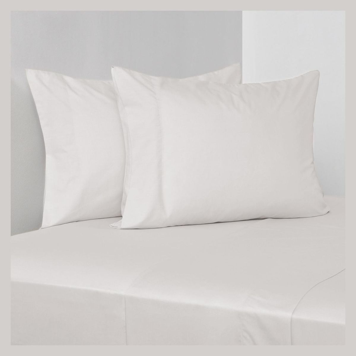 ELEMENTS & CO - Juego De Sábanas 200 Hilos Liso Arena Cannon-Elements And Co