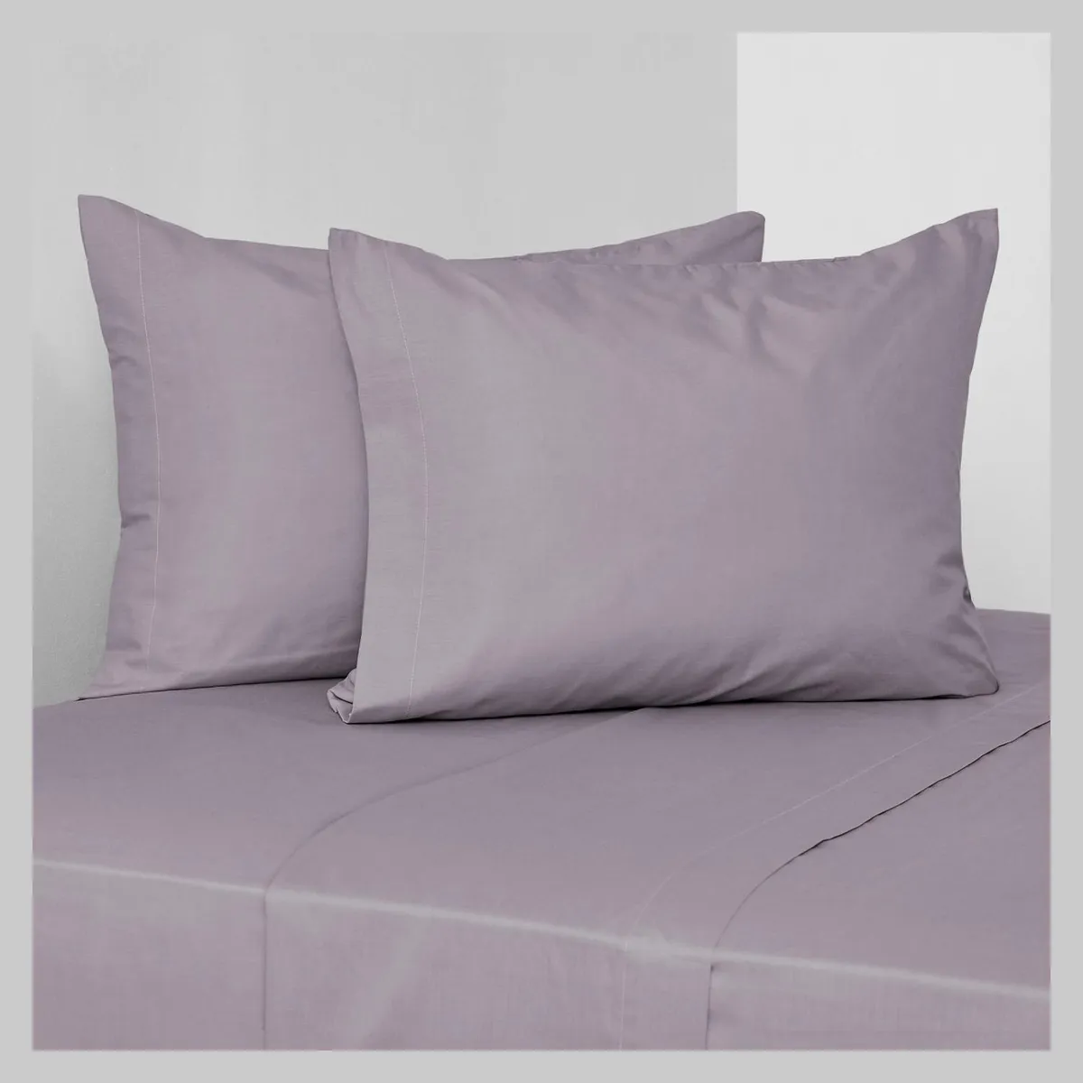 ELEMENTS & CO - Juego De Sábanas 200 Hilos Liso Lila Cannon-Elements And Co