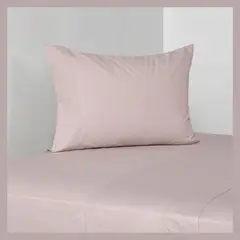 ROYAL SUPREME - Juego De Sábanas 300 Hilos Liso Rosado Cannon-Royal Supreme