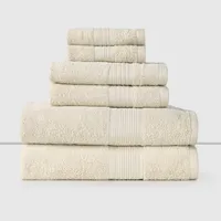 Set 6 Toallas Baño Visita Ivory