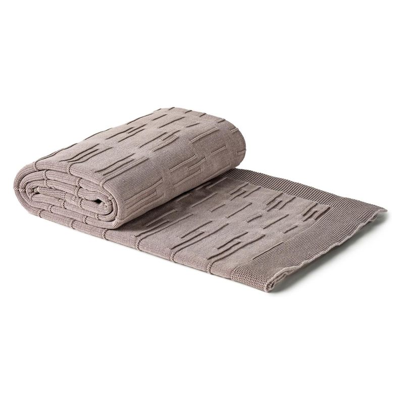 ROYAL SUPREME - Manta Tejida Stonewash Rosa 127X152 Cm Cannon-Royal Supreme