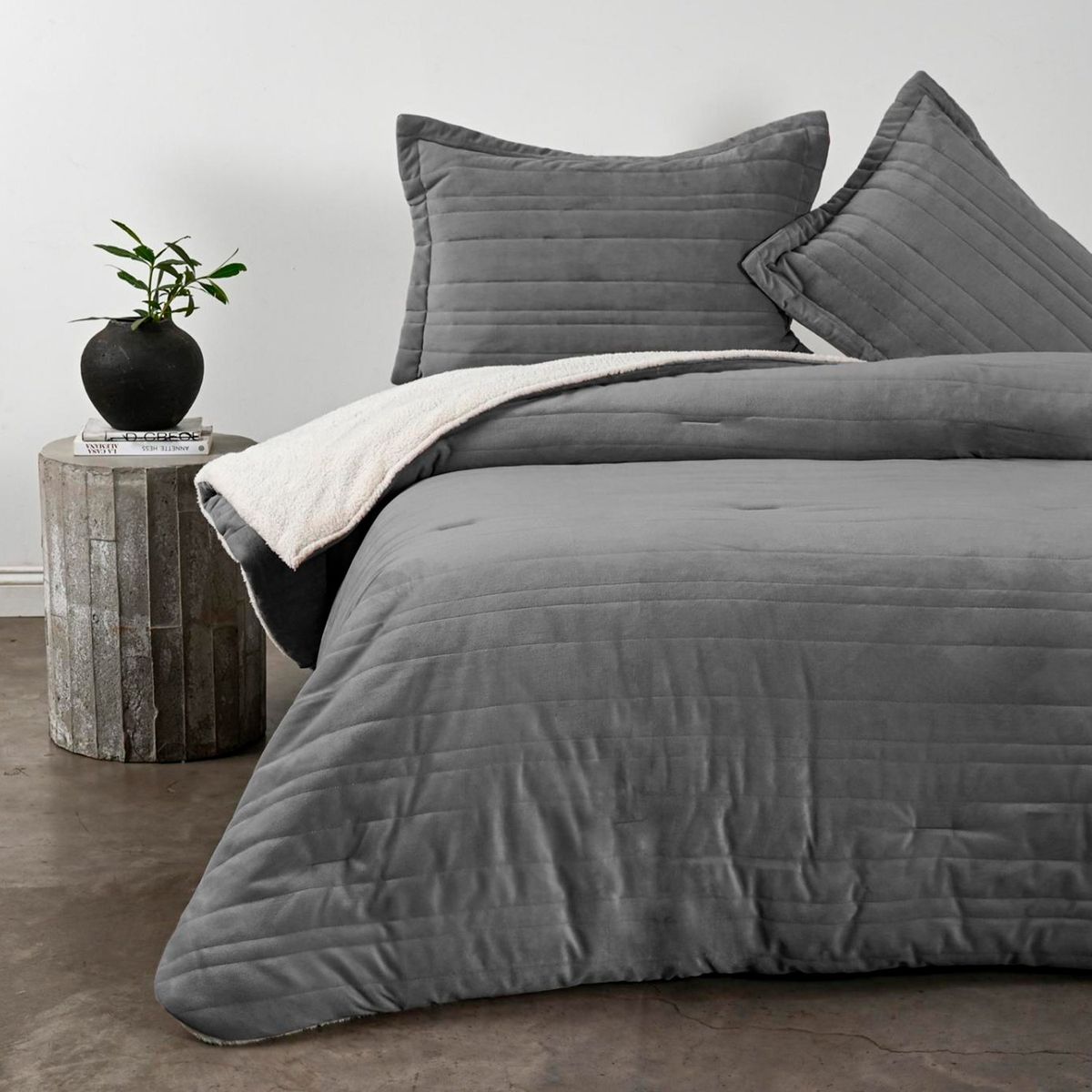 ELEMENTS & CO - Plumón Sherpa Gris Cannon Elements And Co