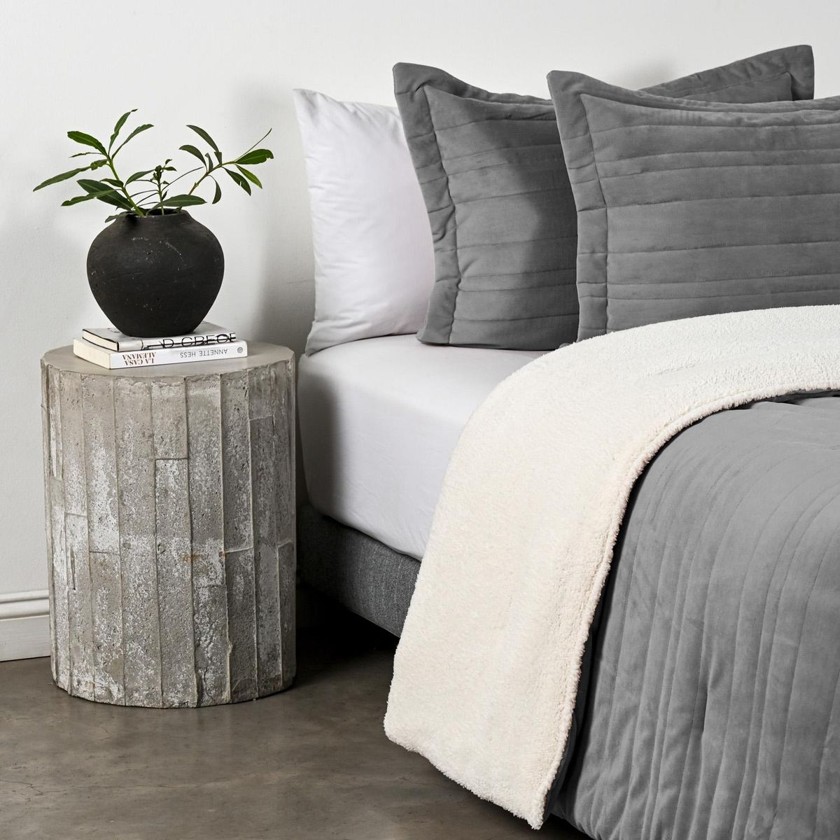 ELEMENTS & CO - Plumón Sherpa Gris Cannon Elements And Co