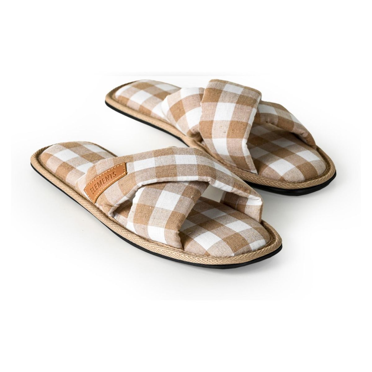 ELEMENTS & CO - Pantufla Vichy Talla Cannon-Elements And Co