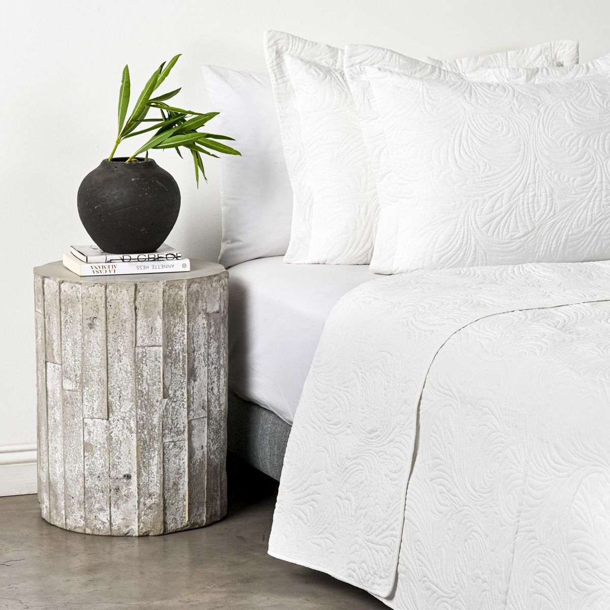 ELEMENTS & CO - Quilt Blanco Cannon-Elements And Co