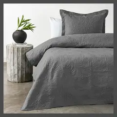 ELEMENTS & CO - Quilt Gray Cannon-Elements And Co