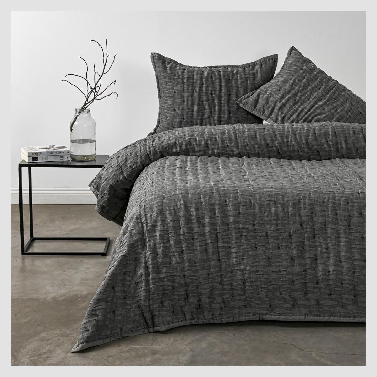 ROYAL SUPREME - Quilt Stonewash Gray Cannon-Royal Supreme