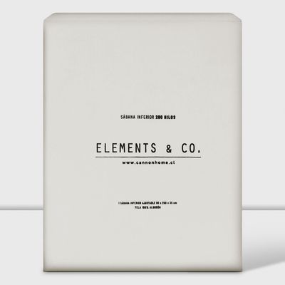 Imagen 2 del producto Sábana Bajera 200 Hilos Liso Arena Cannon-Elements And Co