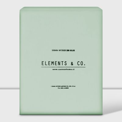 Imagen 2 del producto Sábana Bajera 200 Hilos Liso Arena Cannon-Elements And Co