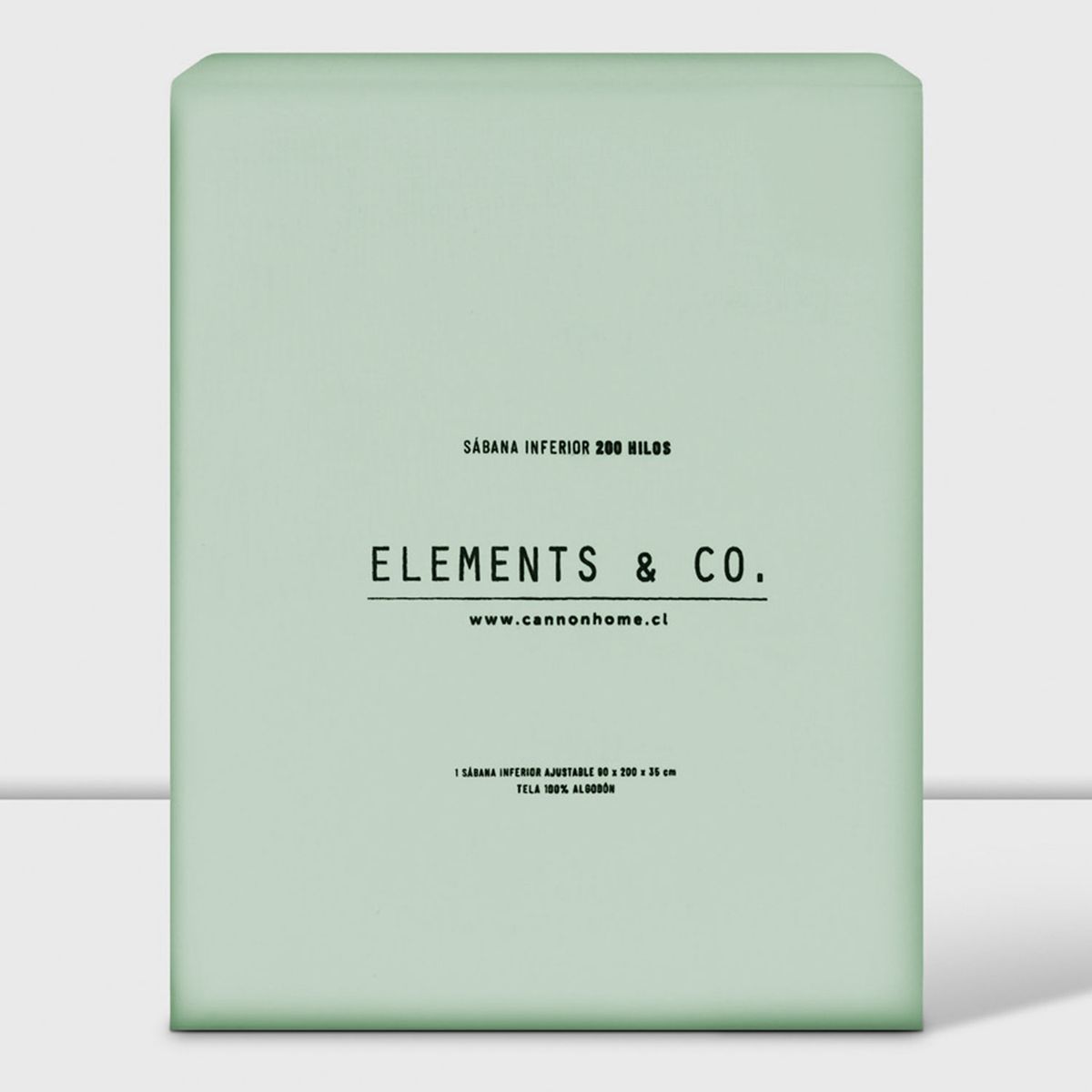 ELEMENTS & CO - Sábana Bajera 200 Hilos Liso Arena Cannon-Elements And Co