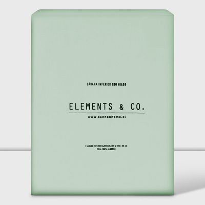 Imagen 2 del producto Sábana Bajera 200 Hilos Liso Arena Cannon-Elements And Co