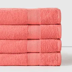 AMERICAN FAMILY - Sábana De Baño Rosa 450G Cannon -