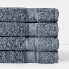 AMERICAN FAMILY - Toalla De Baño Gris 450G Cannon -