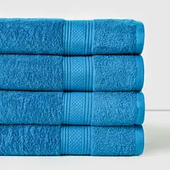 AMERICAN FAMILY - Sábana De Baño Cobalto 450G Cannon -