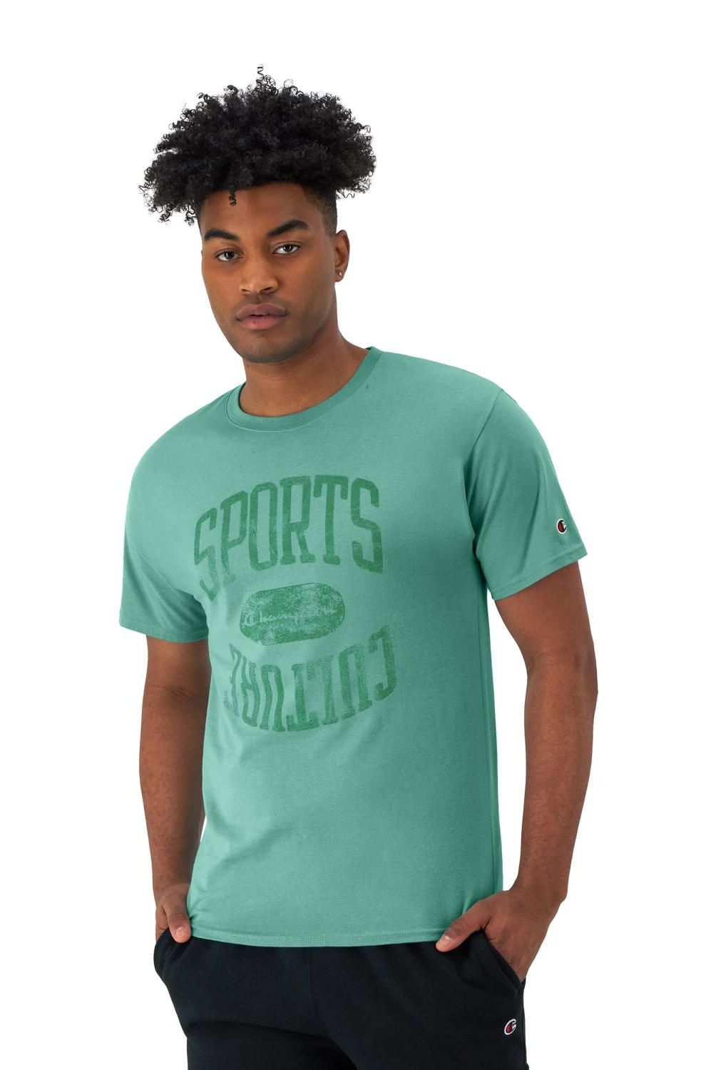 CHAMPION - Polera Manga Corta Casual Hombre Champion