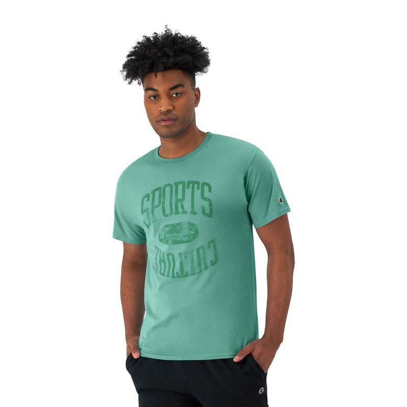 CHAMPION - Polera Manga Corta Casual Hombre Champion