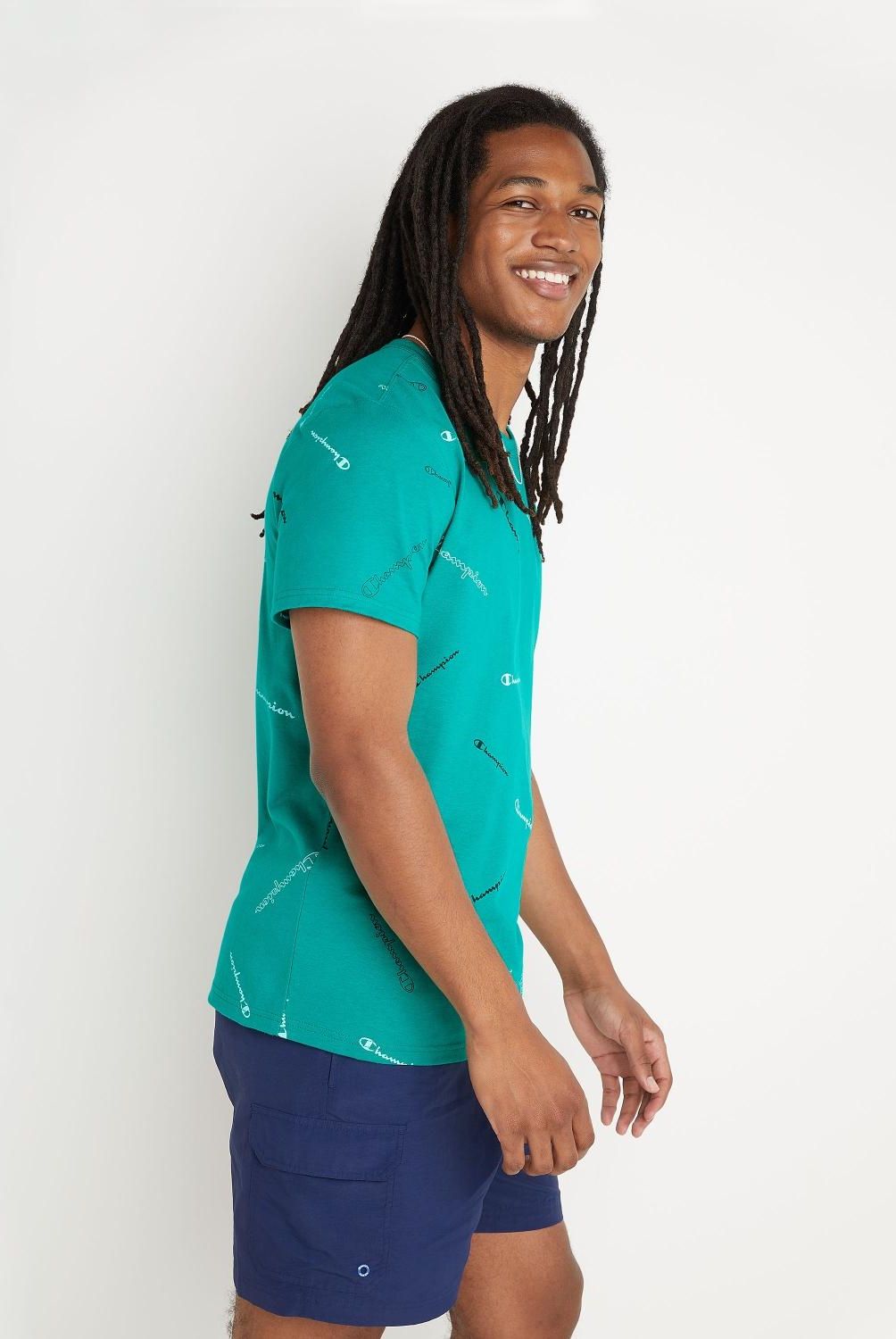 CHAMPION - Polera Manga Corta Casual Hombre Champion