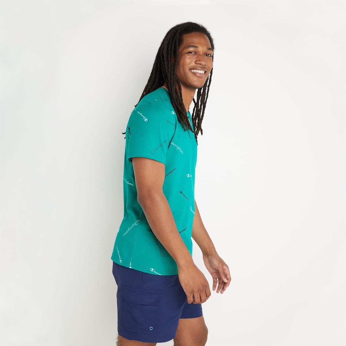 CHAMPION - Polera Manga Corta Casual Hombre Champion