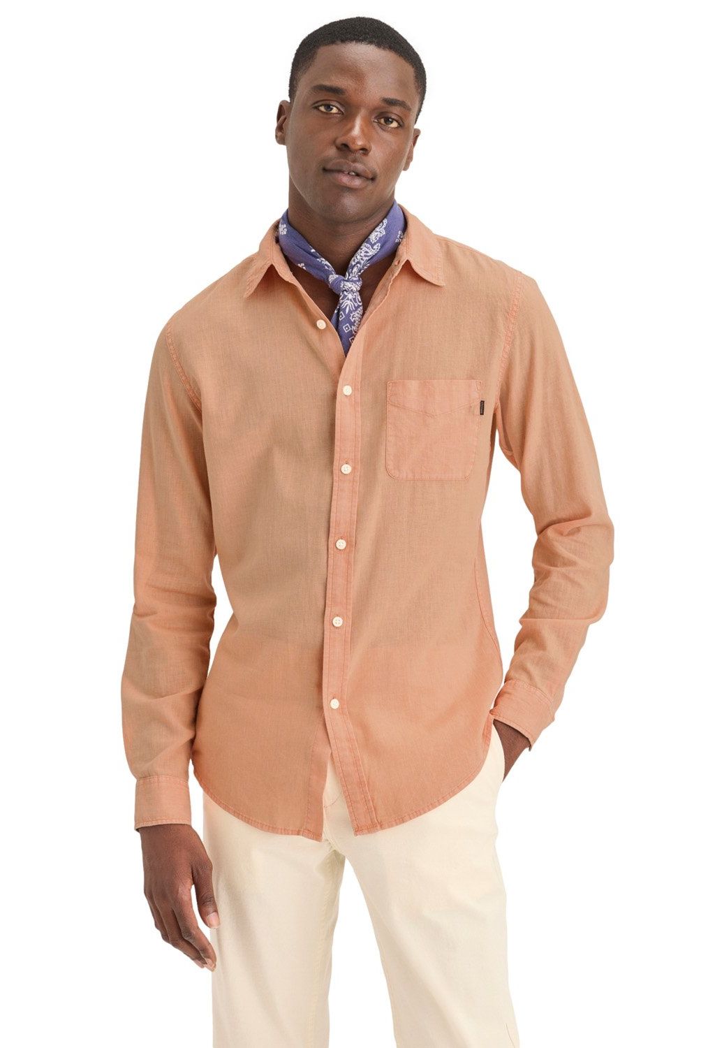 DOCKERS - Camisa Manga Larga Algodón Hombre Dockers