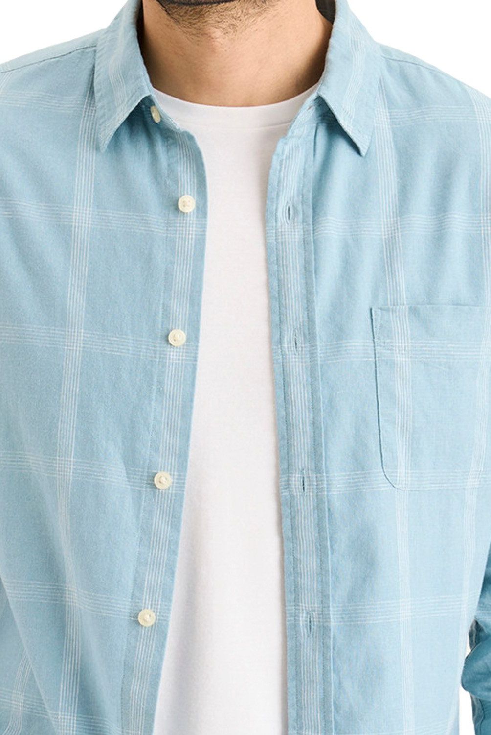 DOCKERS - Camisa Manga Larga Algodón Hombre Dockers