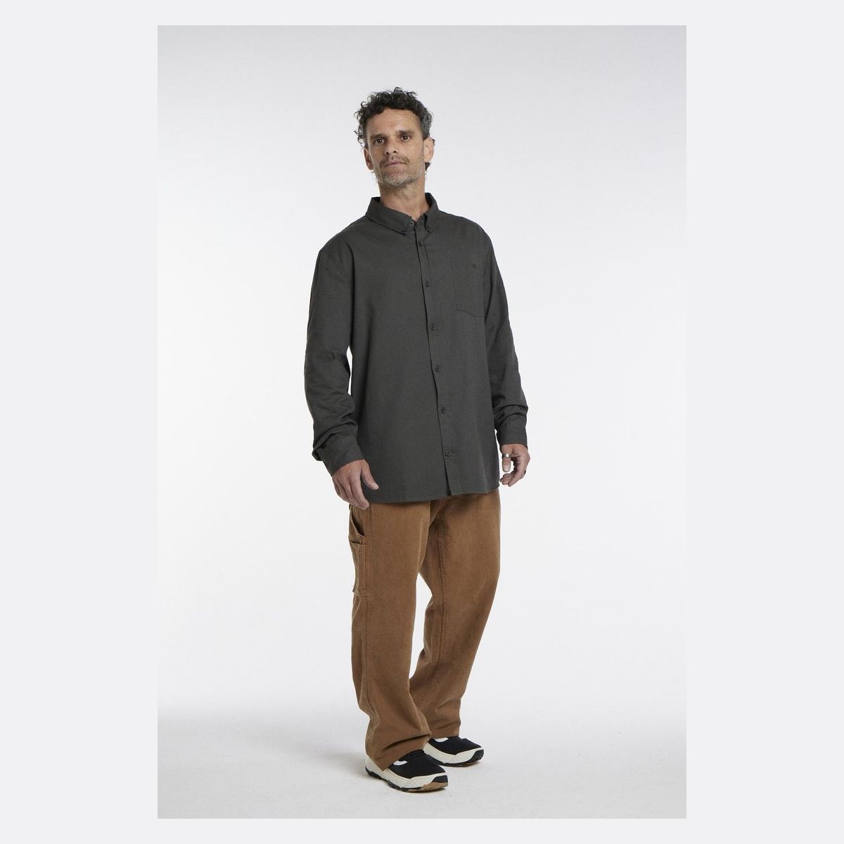 TOKE - Camisa Manga Larga Casual Hombre Toke