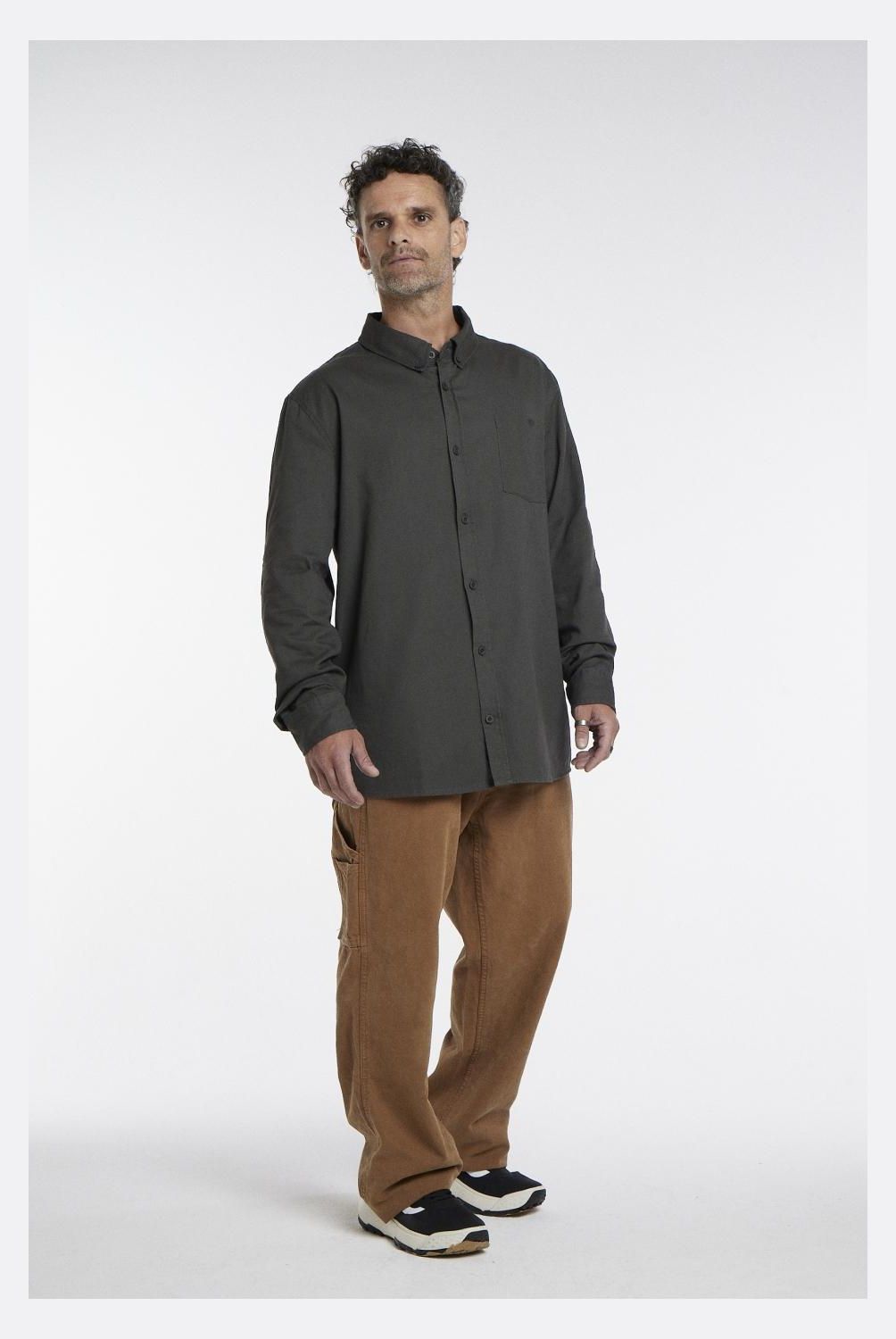 TOKE - Camisa Manga Larga Casual Hombre Toke