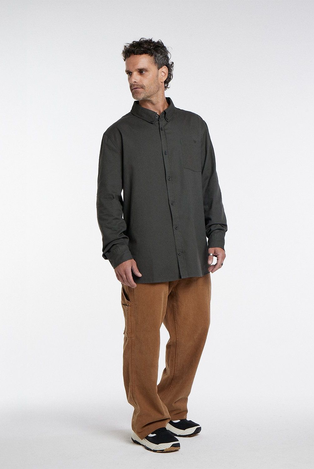 TOKE - Camisa Manga Larga Casual Hombre Toke
