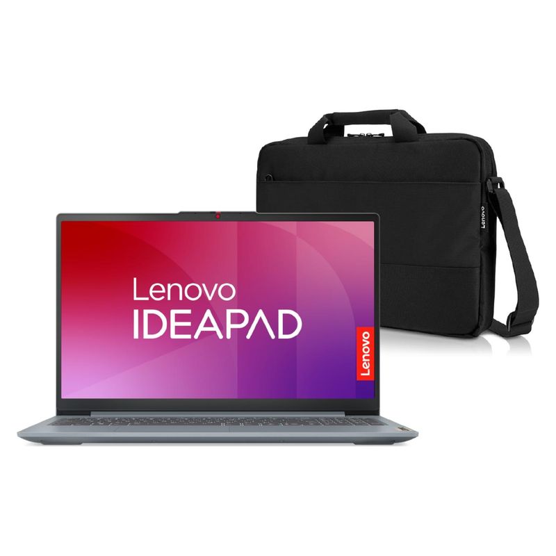 LENOVO - Notebook Ideapad Slim 3 AMD Ryzen 5 7520U 8GB 512GB SSD 15,6" FHD + Bolso Regalo Lenovo