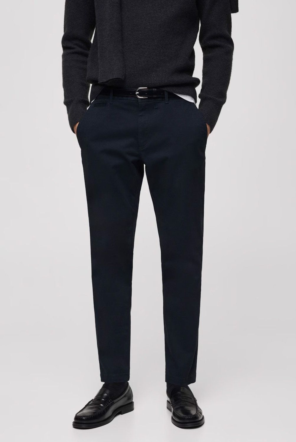 MANGO MAN - Pantalón Algodón Tapered Fit Hombre Mango Man