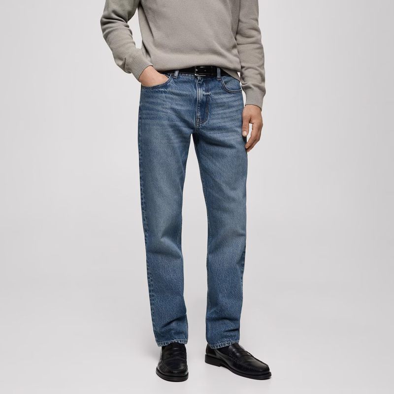 MANGO MAN - Jeans Bob Regular Fit 100% Algodón Hombre Mango Man
