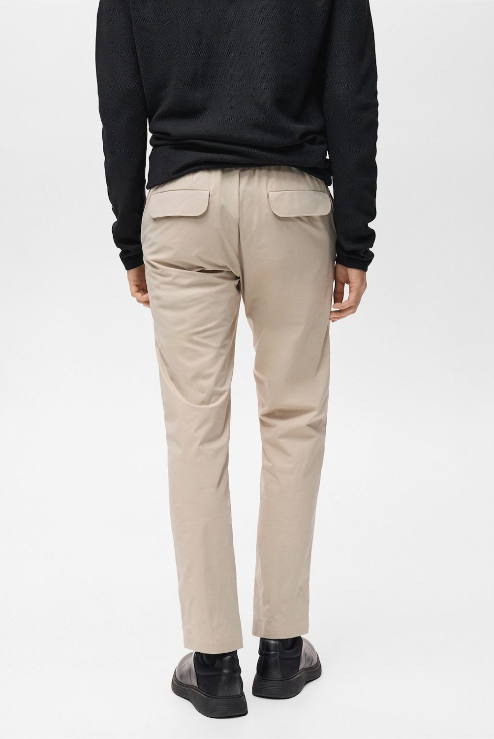 MANGO MAN - Pantalón Slim Fit Comfort Stretch Cordón Hombre Mango Man