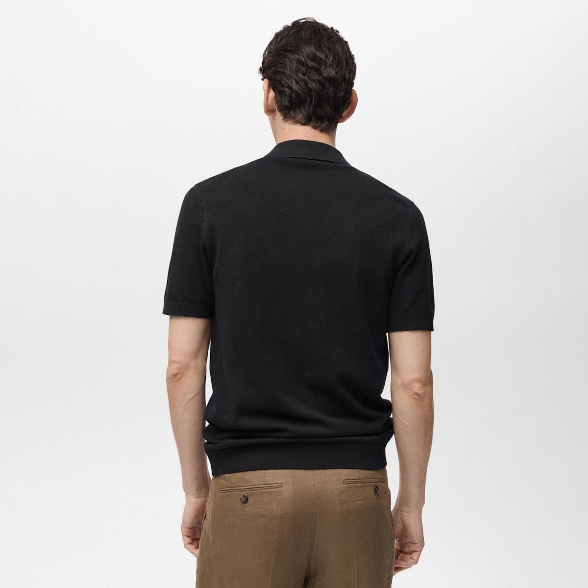 MANGO MAN - Polera Andrew Punto Slim Fit Hombre Mango Man