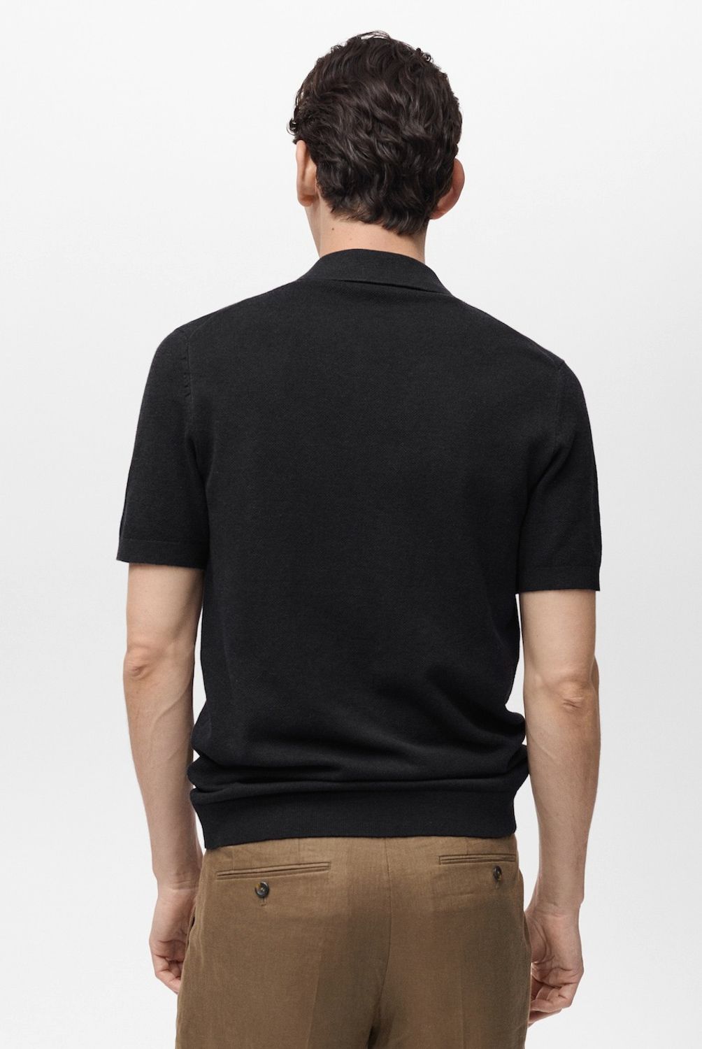 MANGO MAN - Polera Andrew Punto Slim Fit Hombre Mango Man