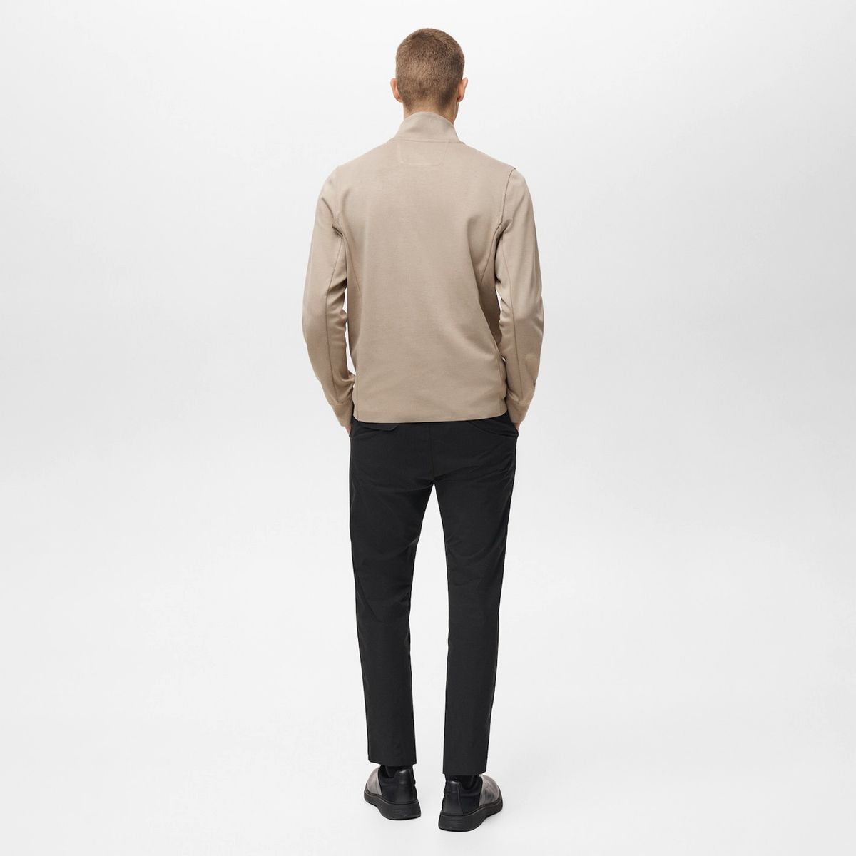 MANGO MAN - Polerón Toscana Cierre Performance Transpirable Hombre Mango Man