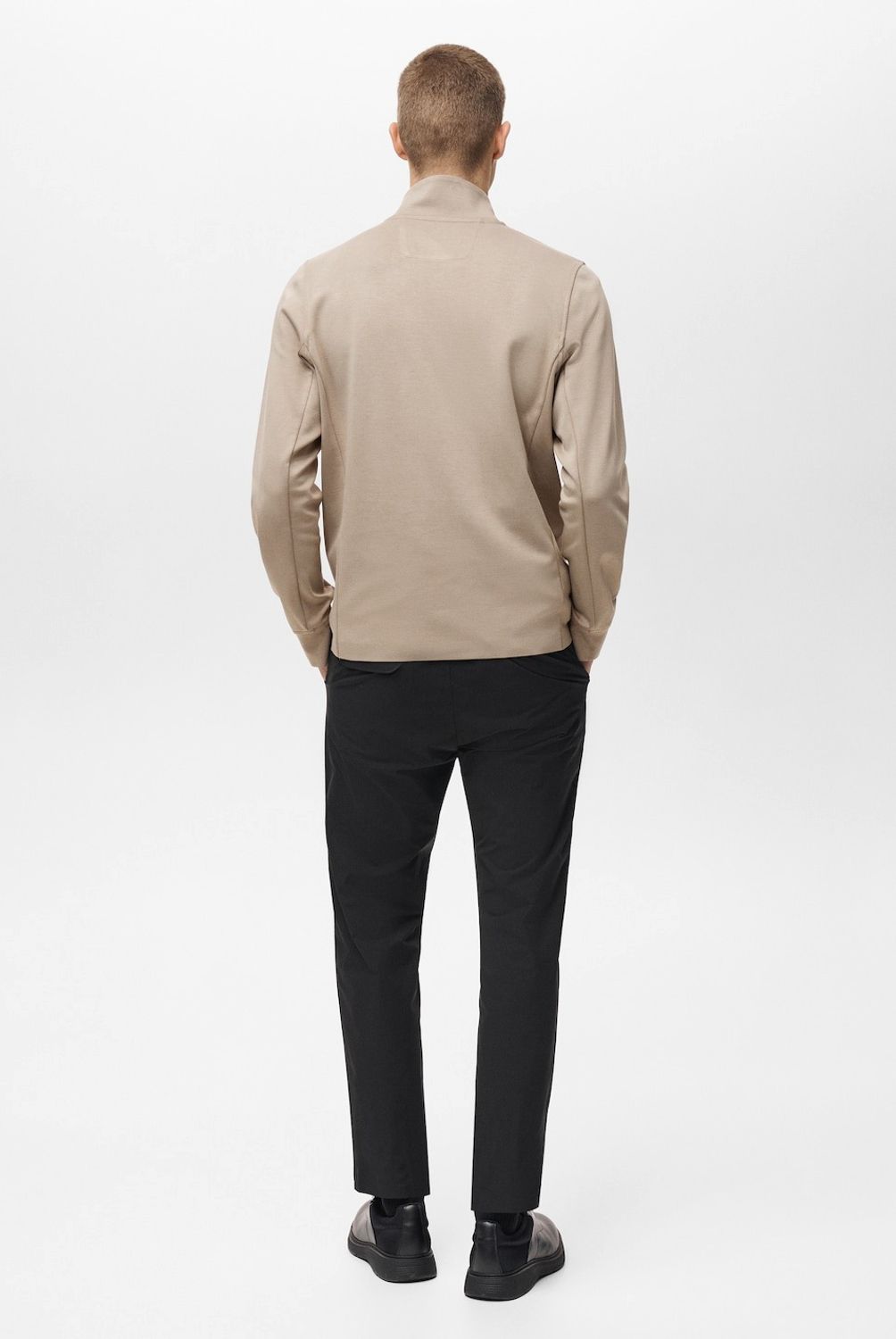 MANGO MAN - Polerón Cremallera Coolmax Hombre Mango Man