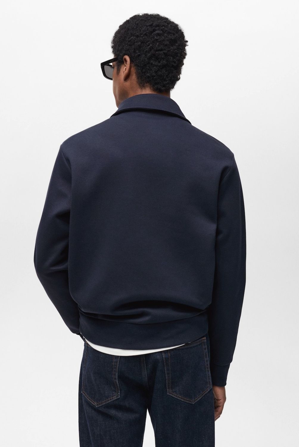 MANGO MAN - Polerón Algodón Regular Fit Cremallera Hombre Mango Man