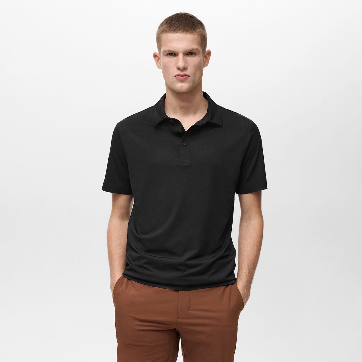MANGO MAN - Polera Laziop slim fit Performance Transpirable Hombre Mango Man