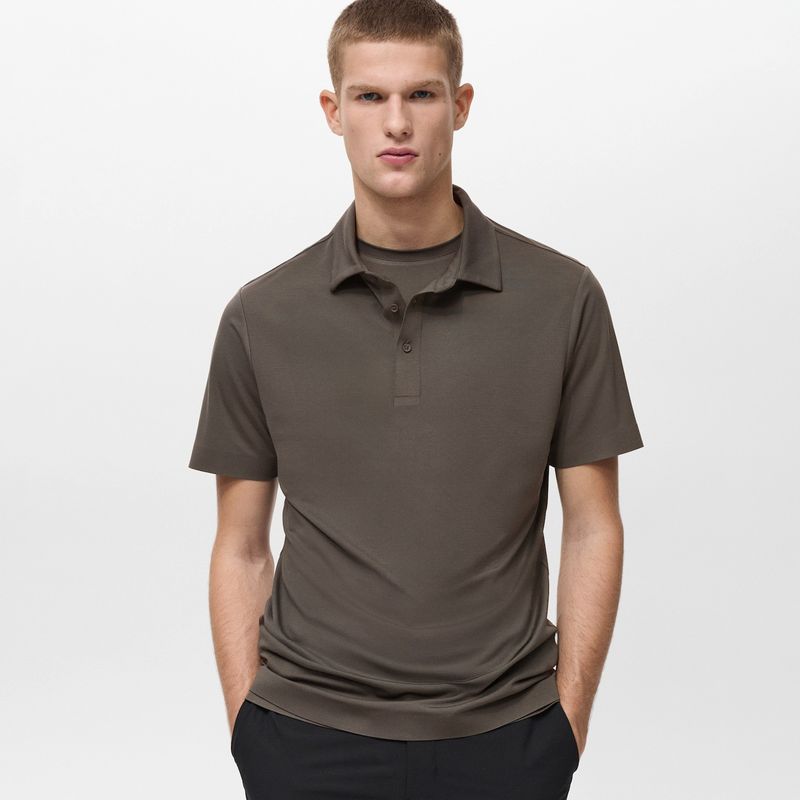 MANGO MAN - Polera Laziop slim fit Performance Transpirable Hombre Mango Man