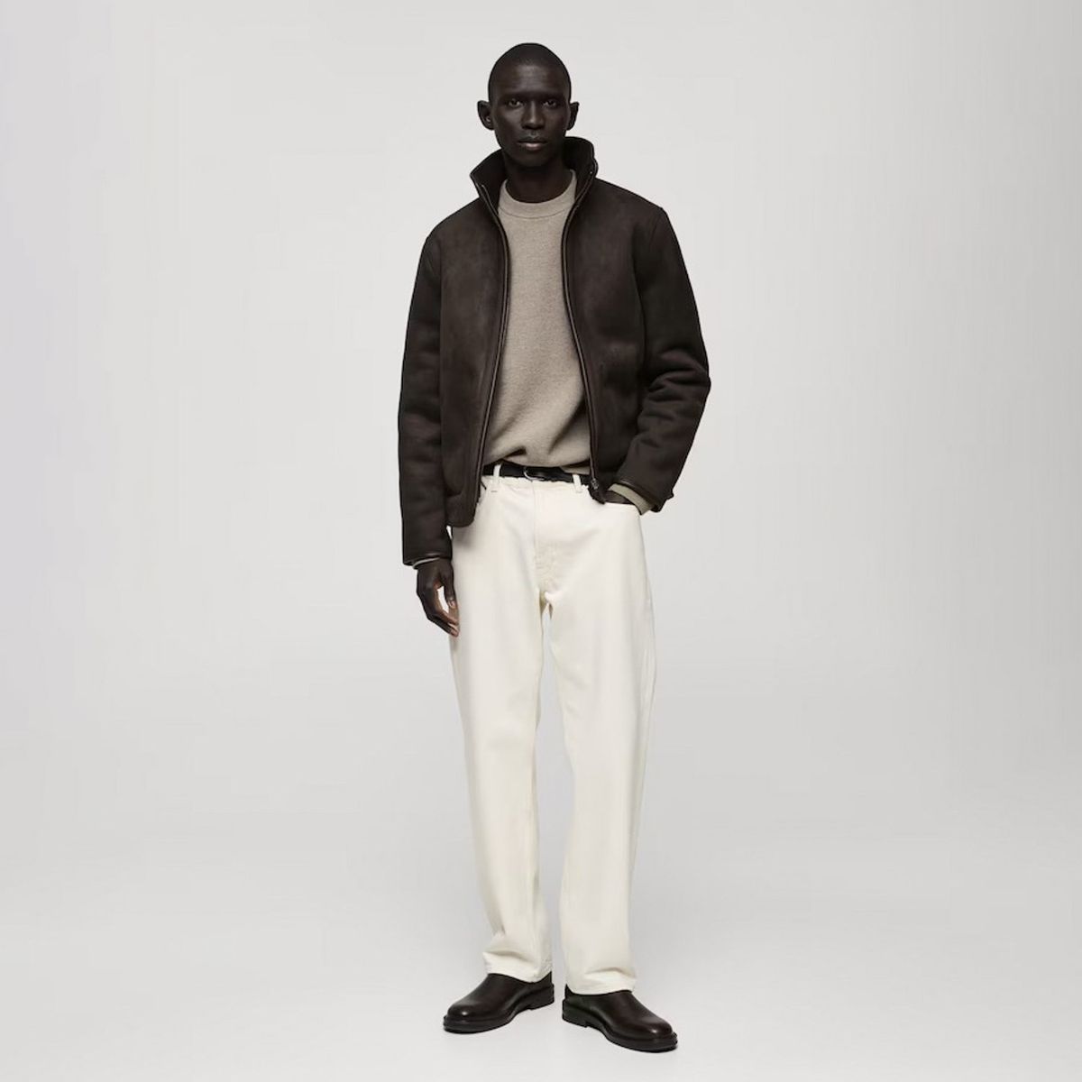 MANGO MAN - Chaqueta Reversible Cuello Chimenea Hombre Mango Man