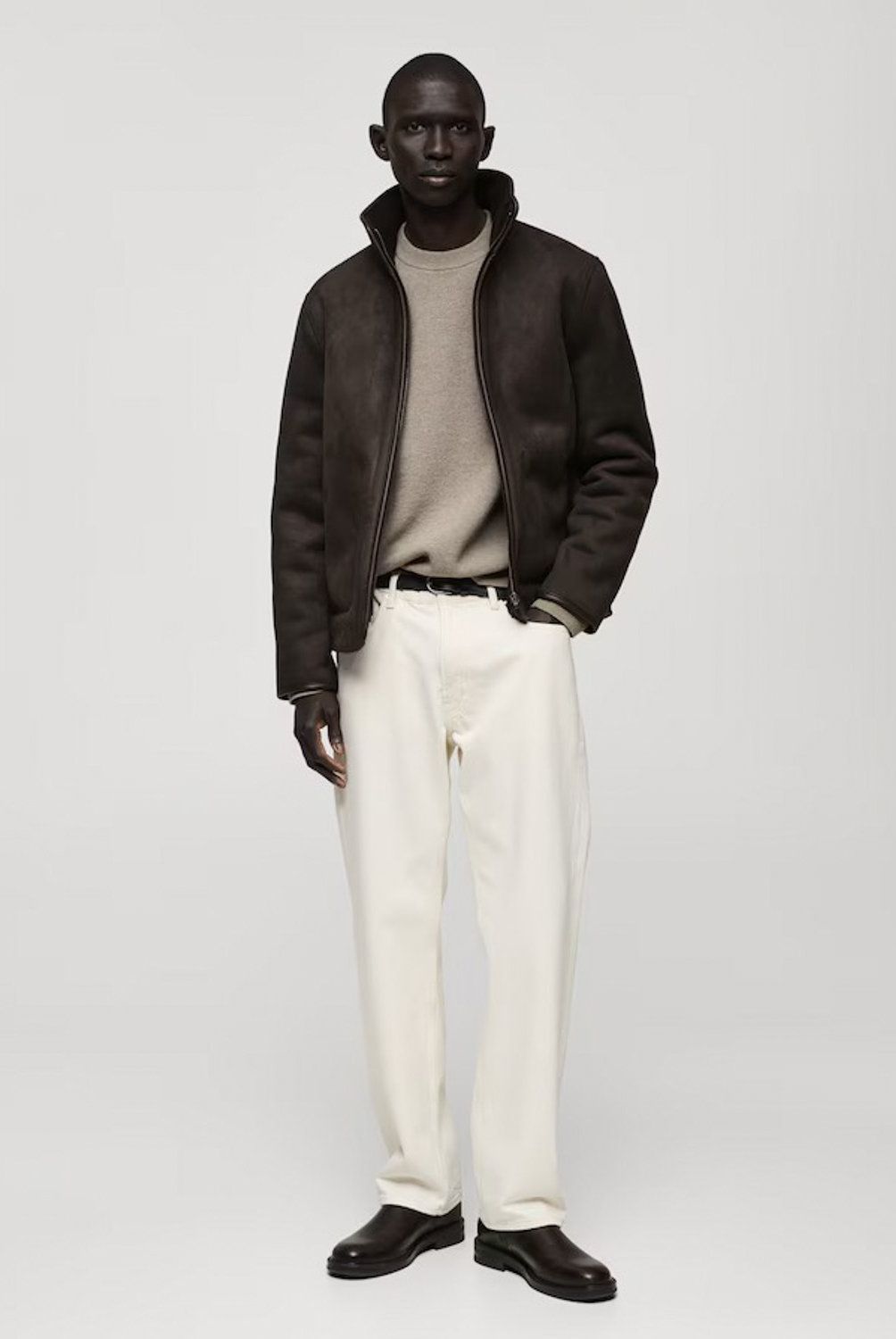 MANGO MAN - Chaqueta Reversible Cuello Chimenea Hombre Mango Man