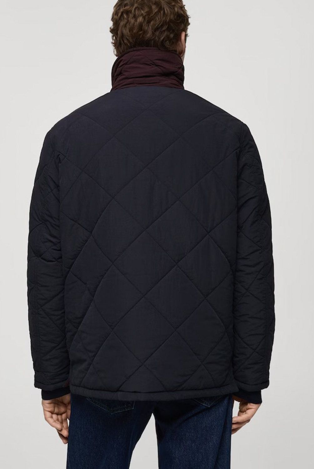 MANGO MAN - Chaqueta Acolchada Reversible Bicolor Hombre Mango Man