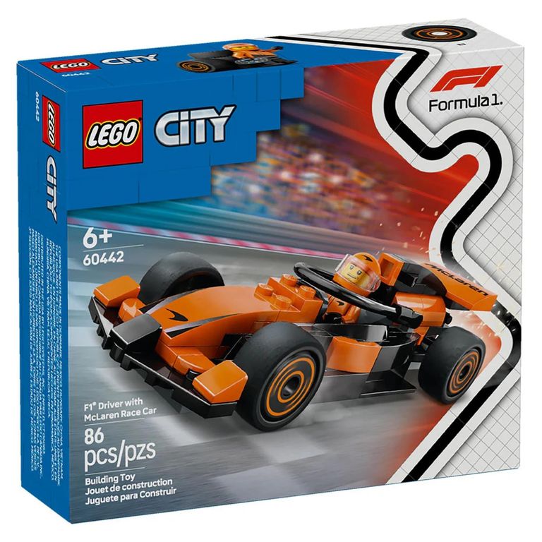 Piloto de F1 con Auto McLaren