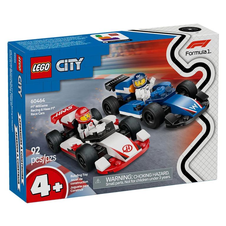 Autos de F1 Williams Racing y Haas F1